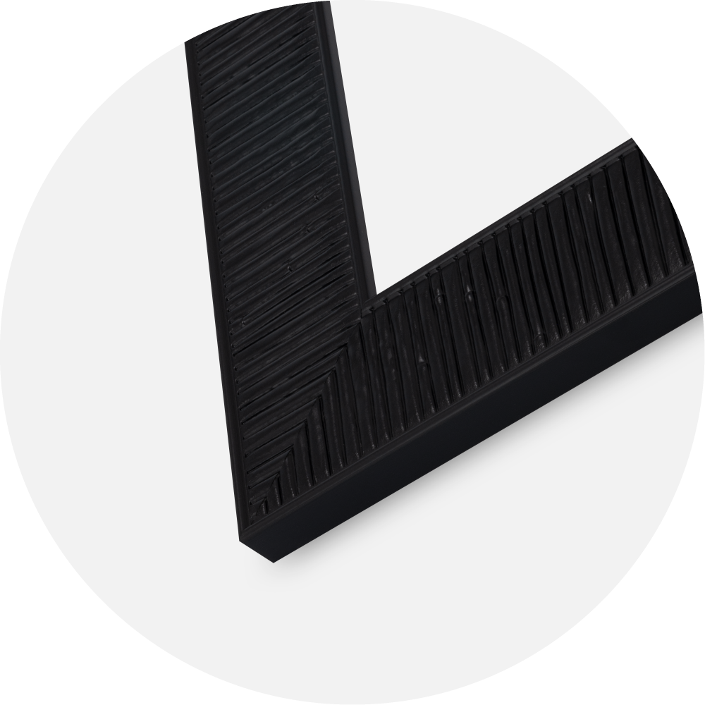 Rahmen Lund Acrylglas Schwarz 59.4x84 cm (A1)