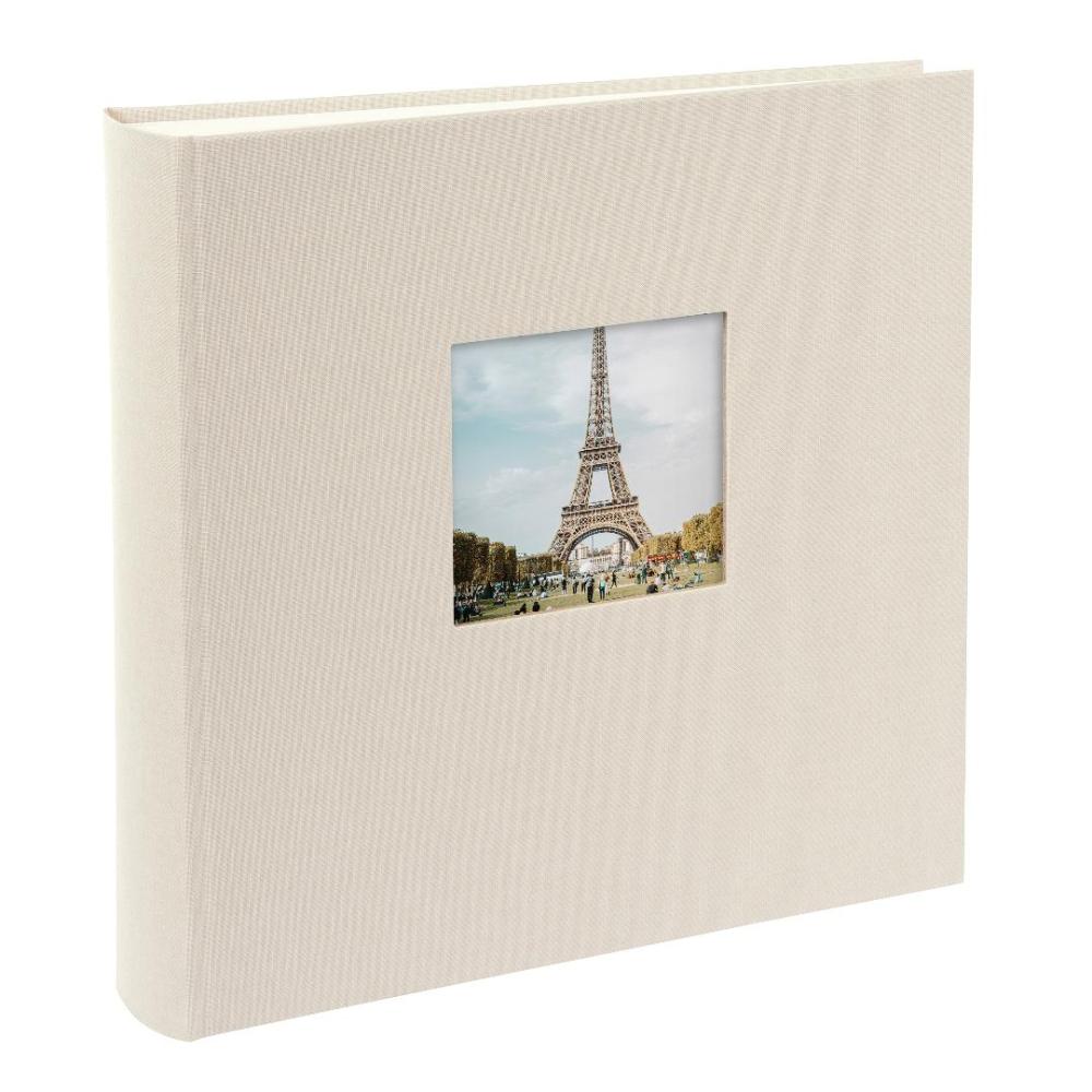 Bella Vista Fotoalbum Sand - 30x31 cm (100 weiße Seiten / 50 Blatt)