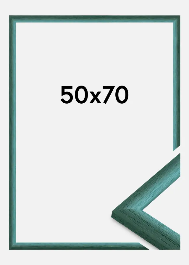 Rahmen Cornwall Acrylglas Dunkelgrün 50x70 cm