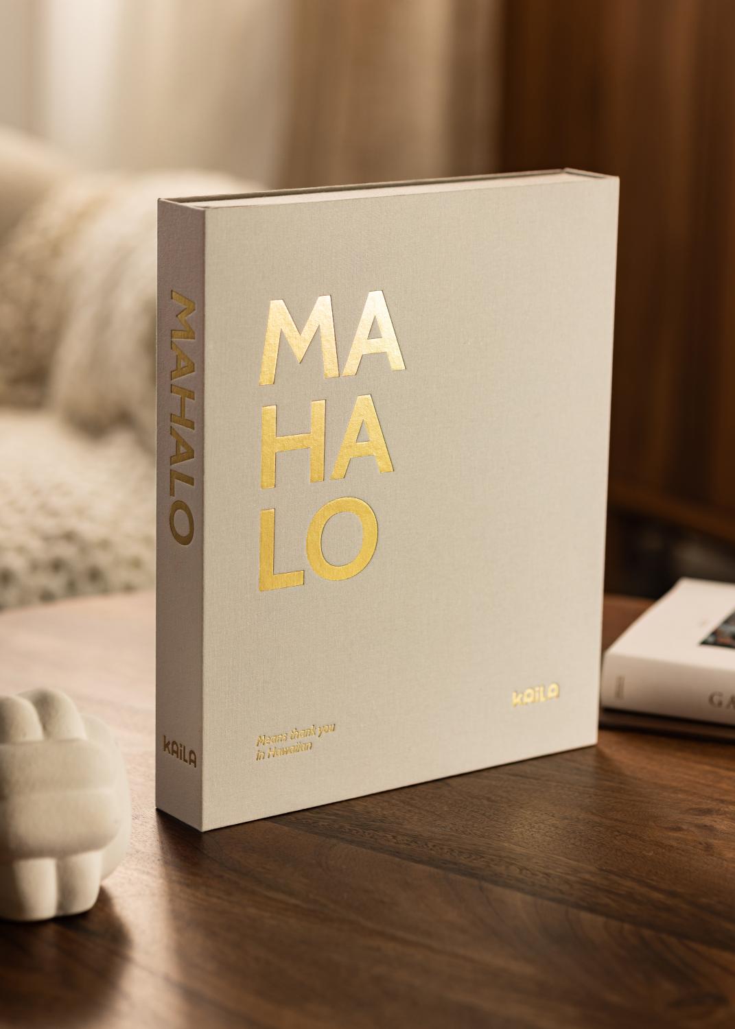 Product Image for KAILA MAHALO - Coffee Table Photo Album (60 Schwarze Seiten)
