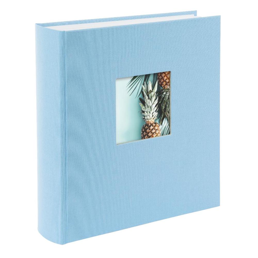 Bella Vista Fotoalbum Blau - 30x31 cm (100 weiße Seiten / 50 Blatt)