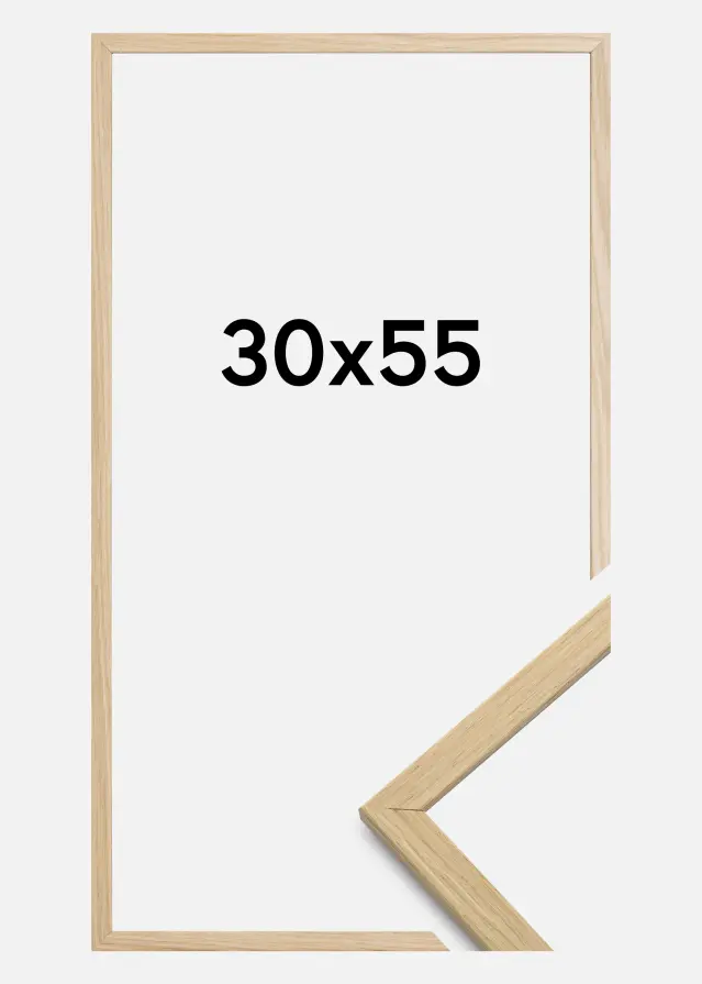 Rahmen Edsbyn Acrylglas Eiche 30x55 cm