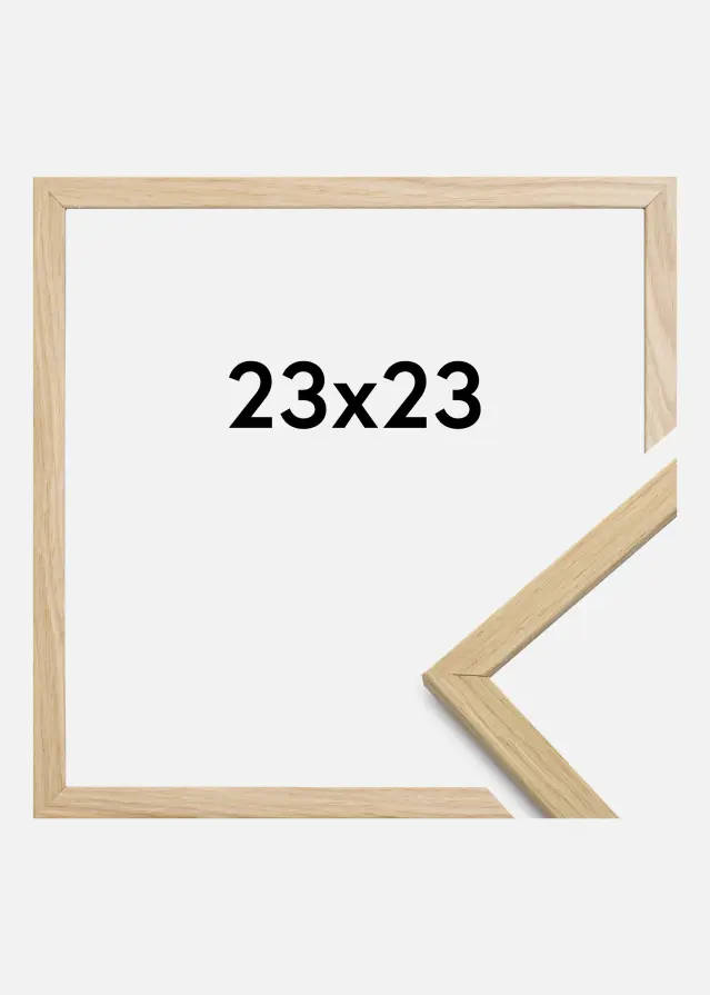 Rahmen Edsbyn Acrylglas Eiche 23x23 cm