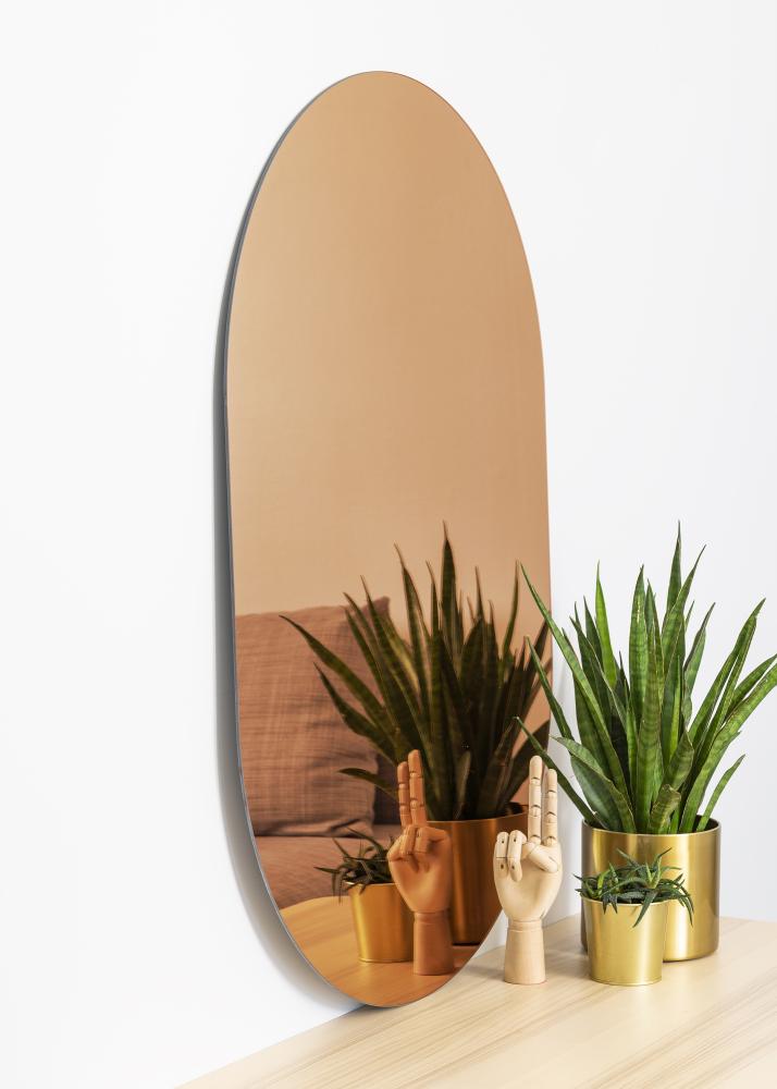 KAILA Spiegel Oval Rose Gold 70x100 cm