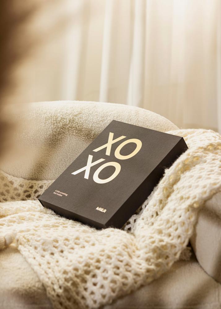 KAILA XOXO Black - Coffee Table Photo Album (60 Schwarze Seiten)