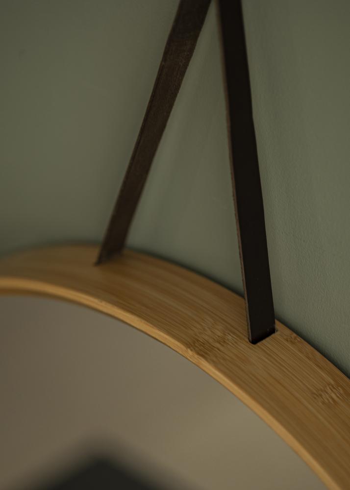 Spiegel Bambus 60 cm Ø