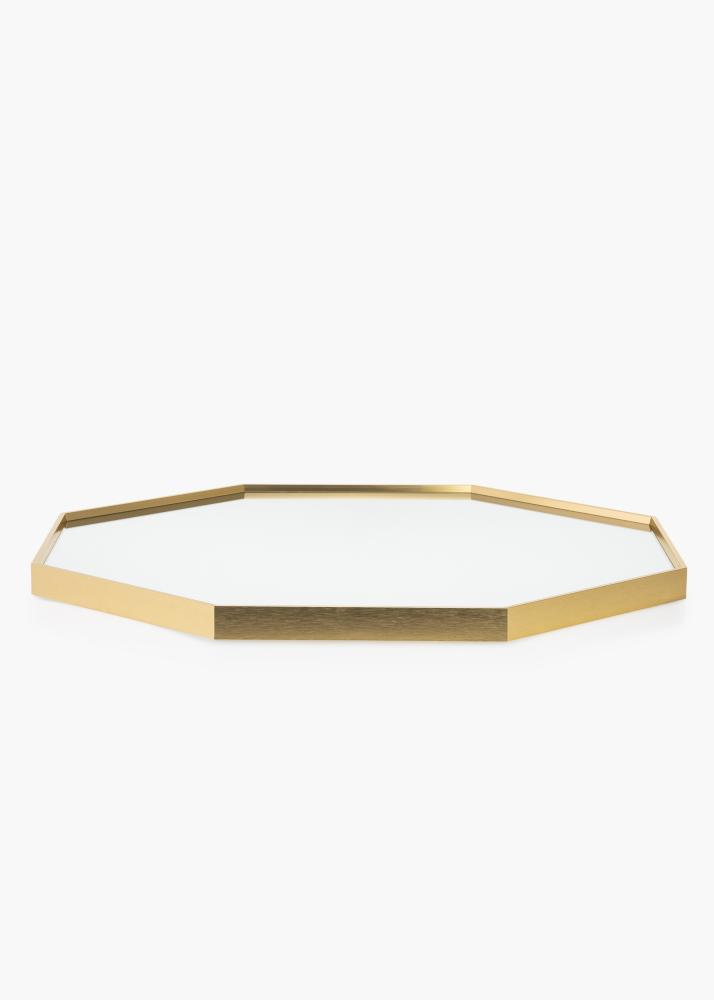 KAILA Spiegel Octagon Gold 70 cm Ø