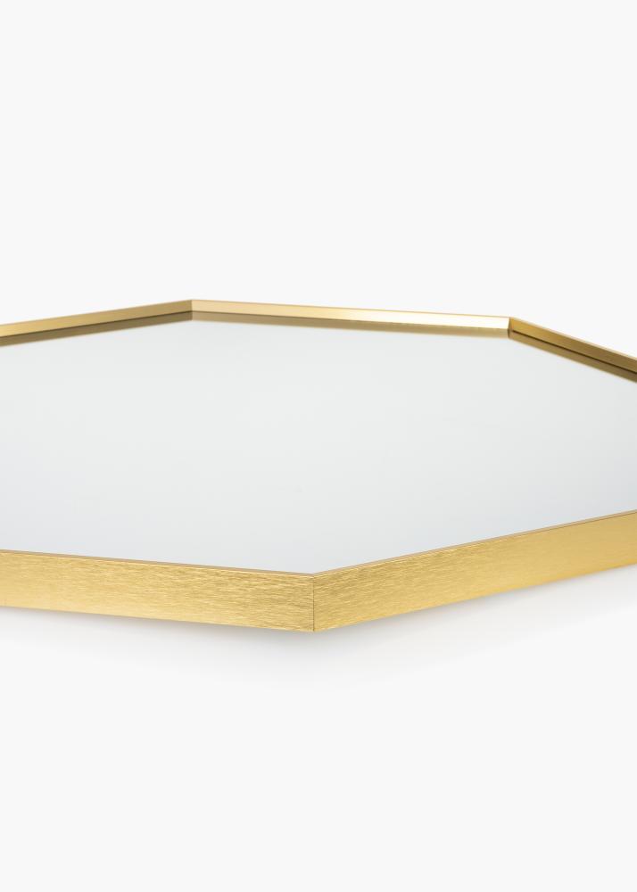 KAILA Spiegel Octagon Gold 70 cm Ø