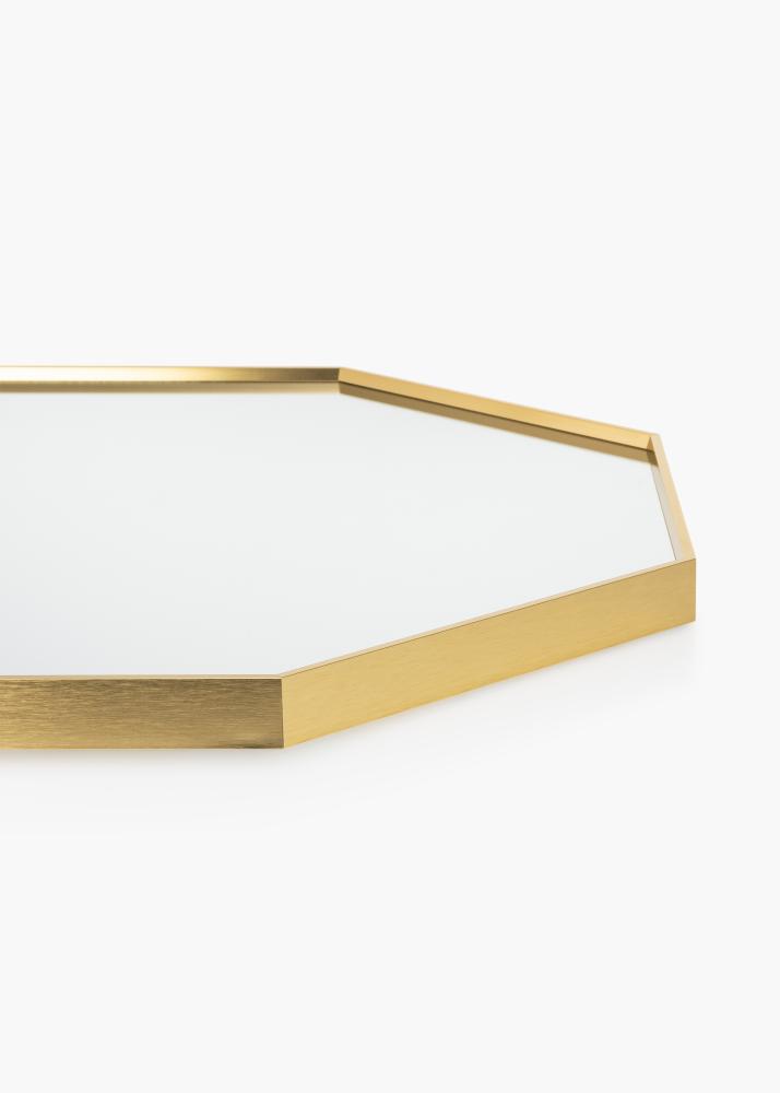 KAILA Spiegel Octagon Gold 70 cm Ø