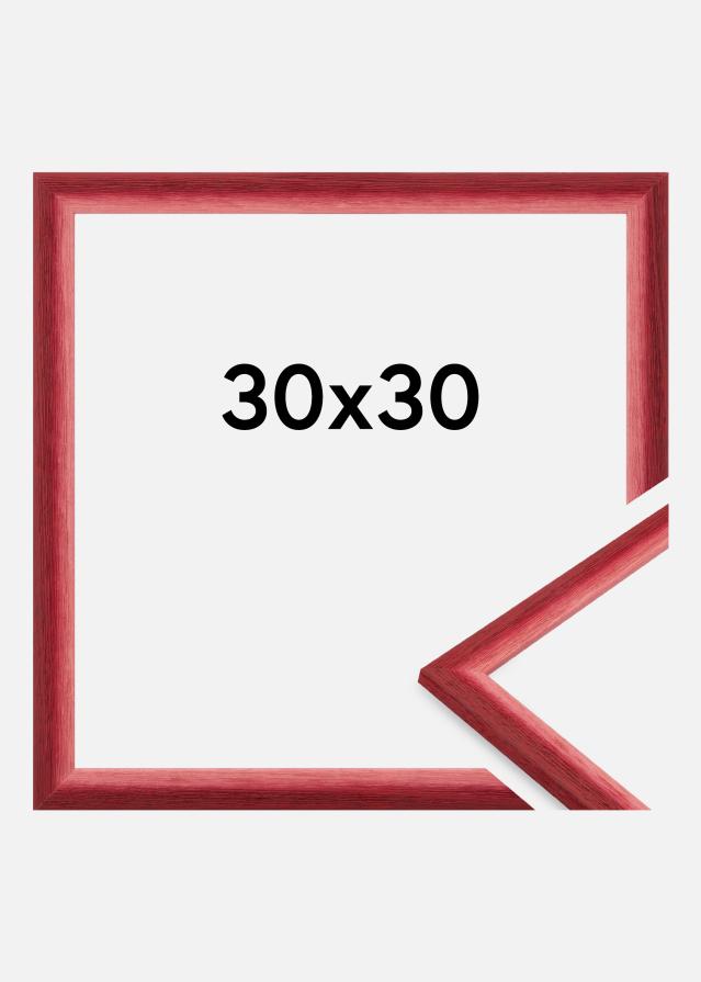 Rahmen Cornwall Acrylglas Dunkelrot 30x30 cm