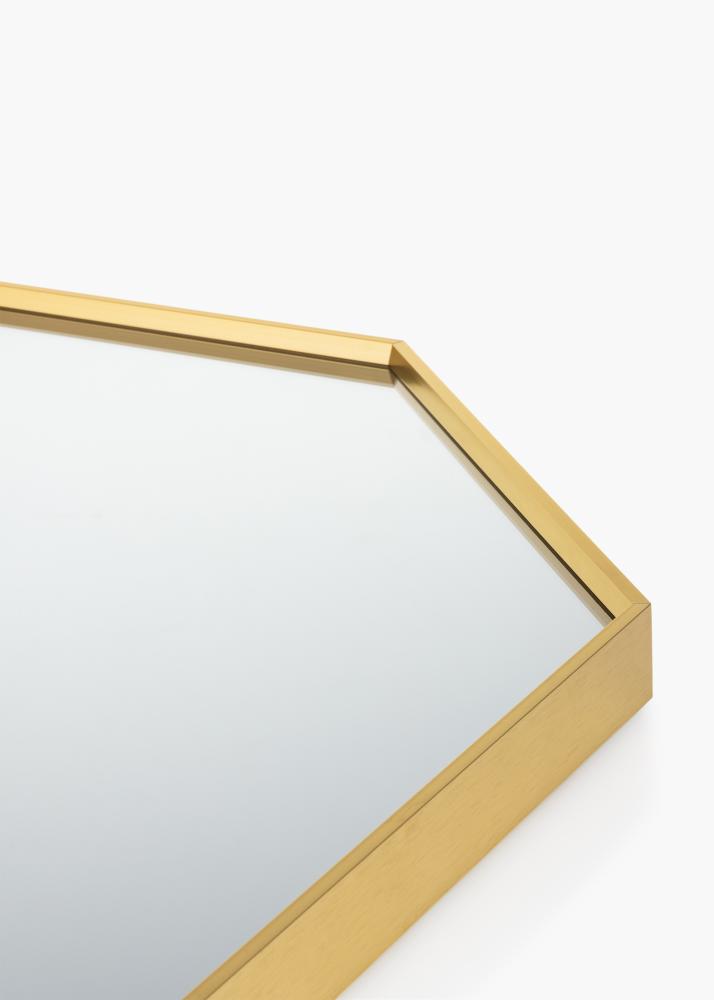 KAILA Spiegel Octagon Gold 70 cm Ø