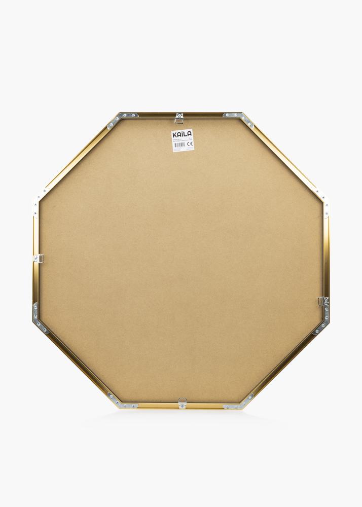KAILA Spiegel Octagon Gold 70 cm Ø