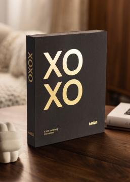 KAILA XOXO Black - Coffee Table Photo Album (60 Schwarze Seiten)