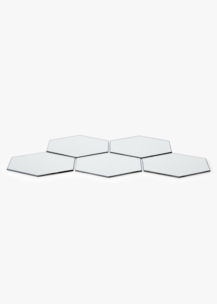 KAILA Spiegel Hexagon 18x21 cm - 5er-Pack
