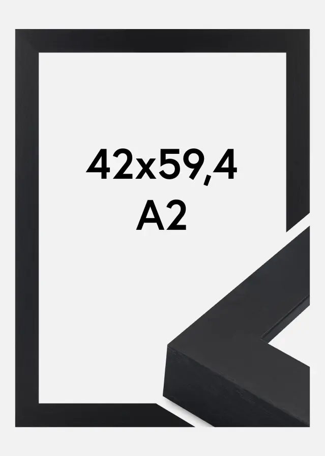 Rahmen Wells Acrylglas Schwarz 42x59.4 cm (A2)