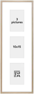 Edsbyn Collage-Rahmen I Eiche - 3 Bilder (10x15 cm)
