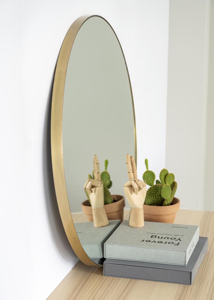 Spiegel Vendela Messing 80 cm Ø