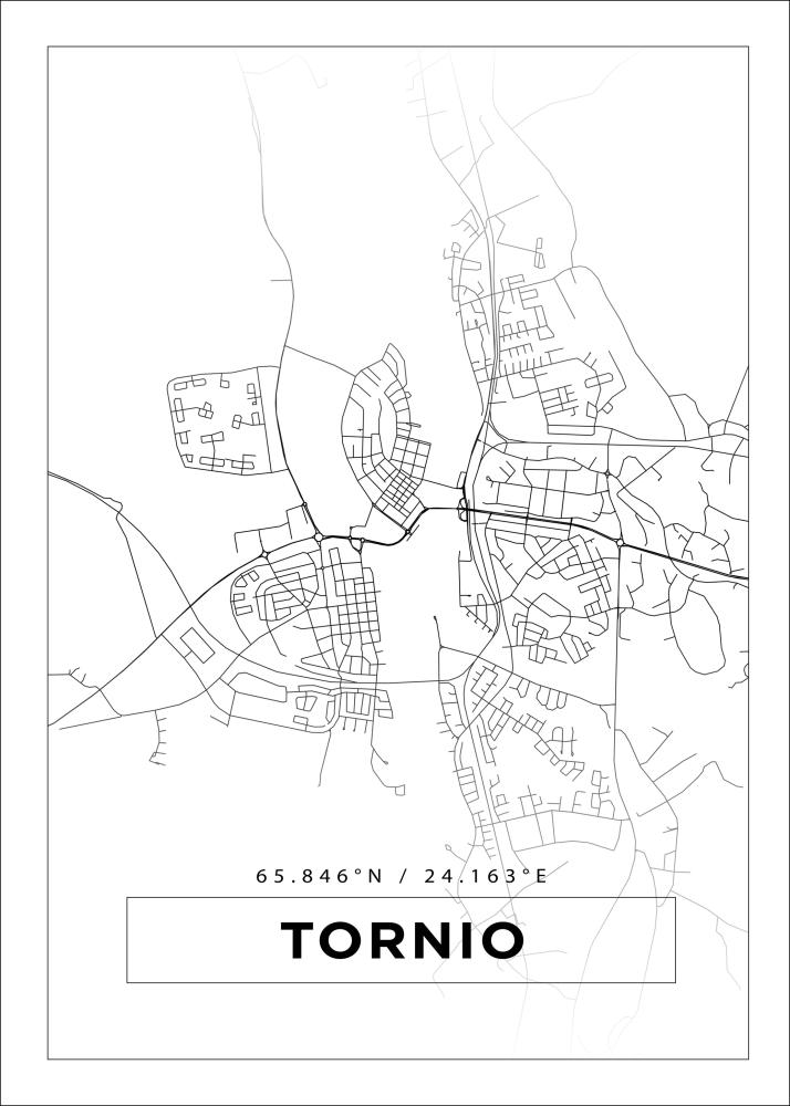 Map - Tornio - White