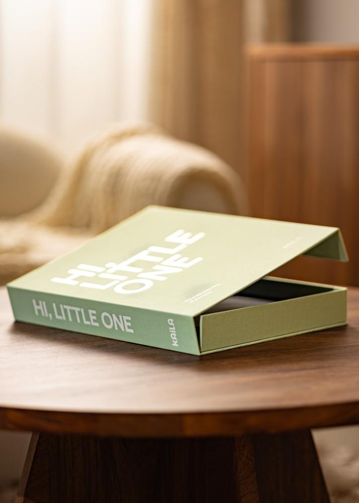 KAILA HI LITTLE ONE Mint - Coffee Table Photo Album (60 Schwarze Seiten)