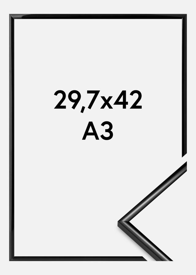 Rahmen Scandi Acrylglas Schwarz 29,7x42 cm (A3)
