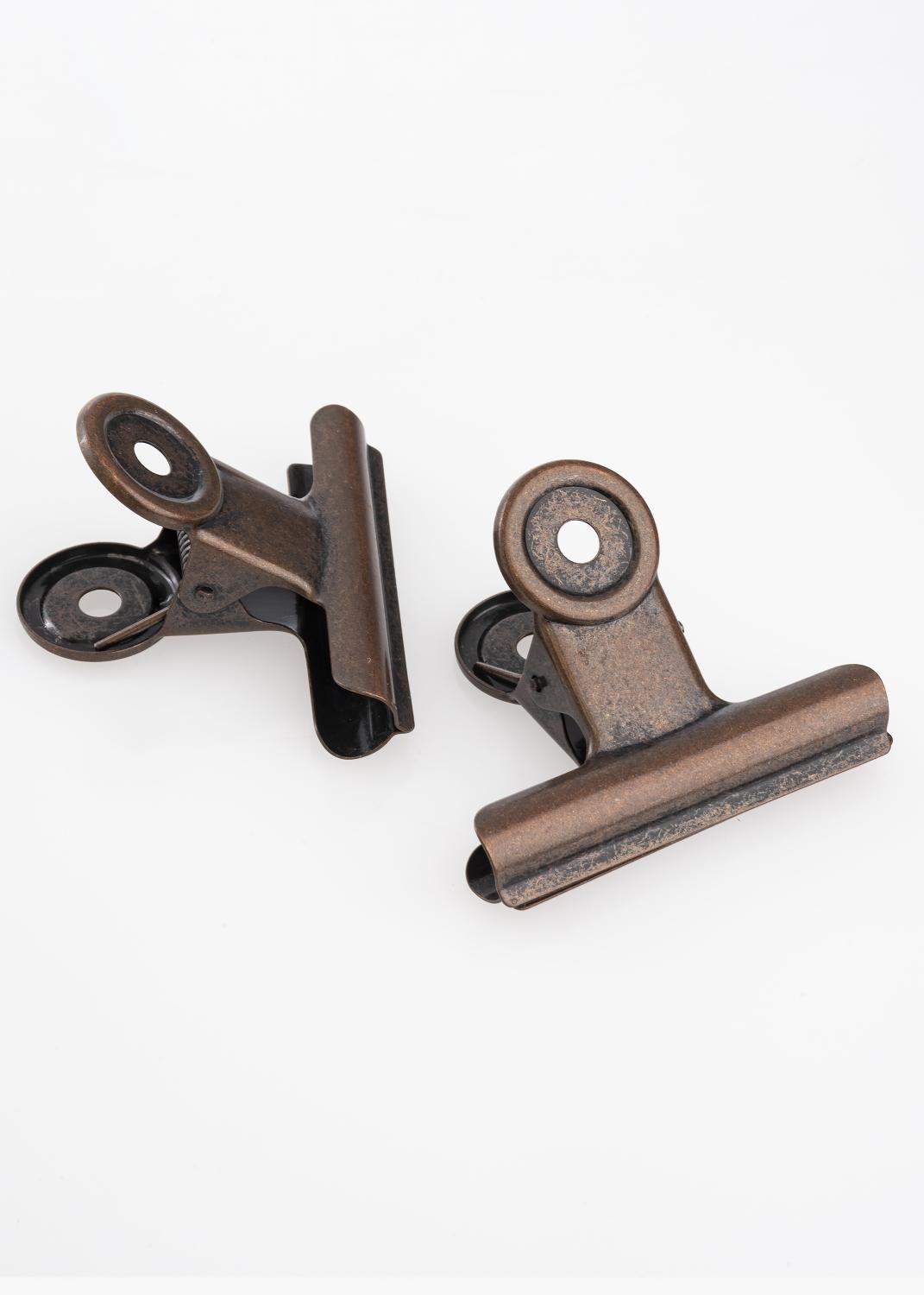 Product Image for KAILA Poster Clip Retro Brass 65 mm - 2-p