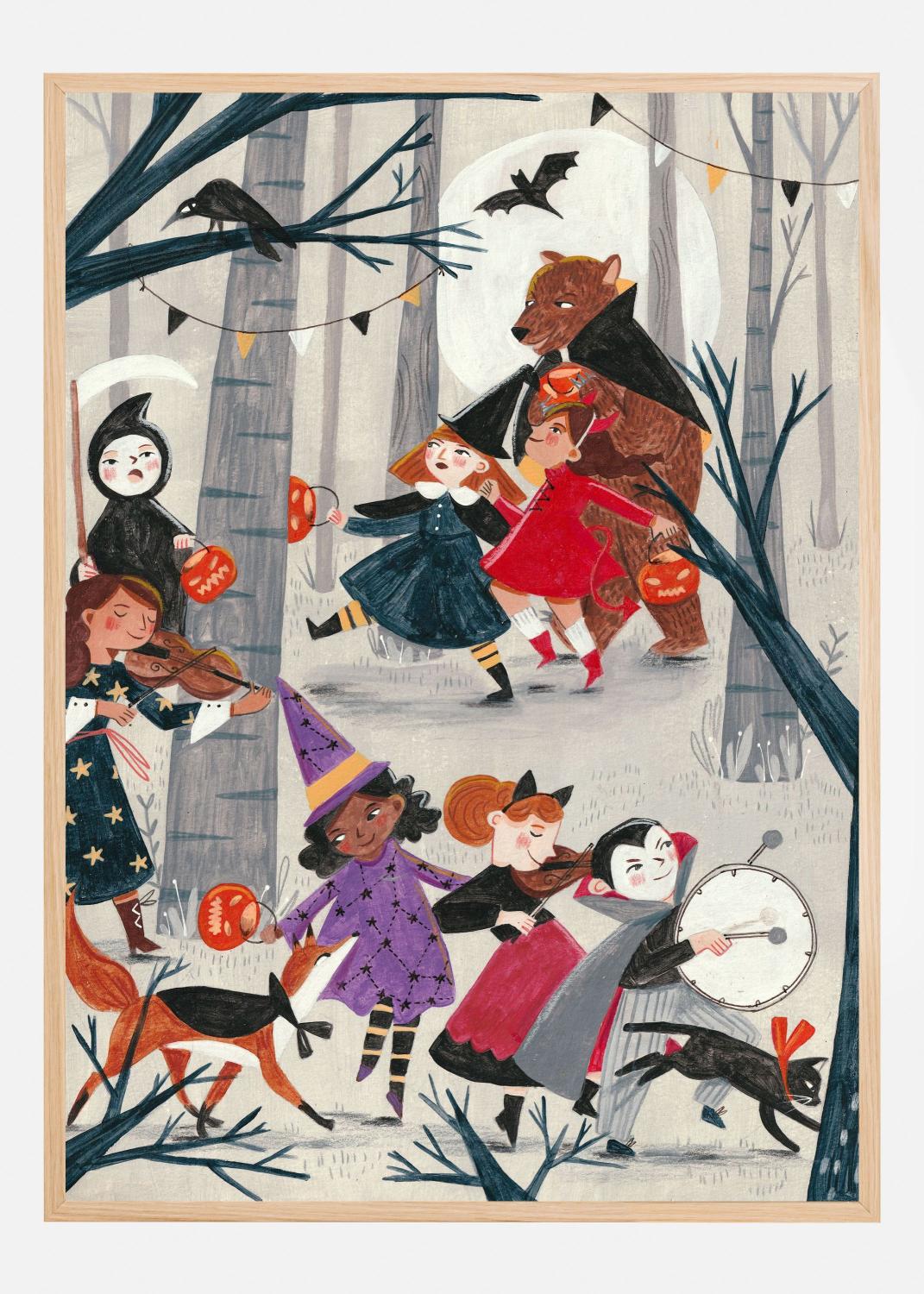 Product Image for Halloween parade Poster (21x29.7 cm (A4))