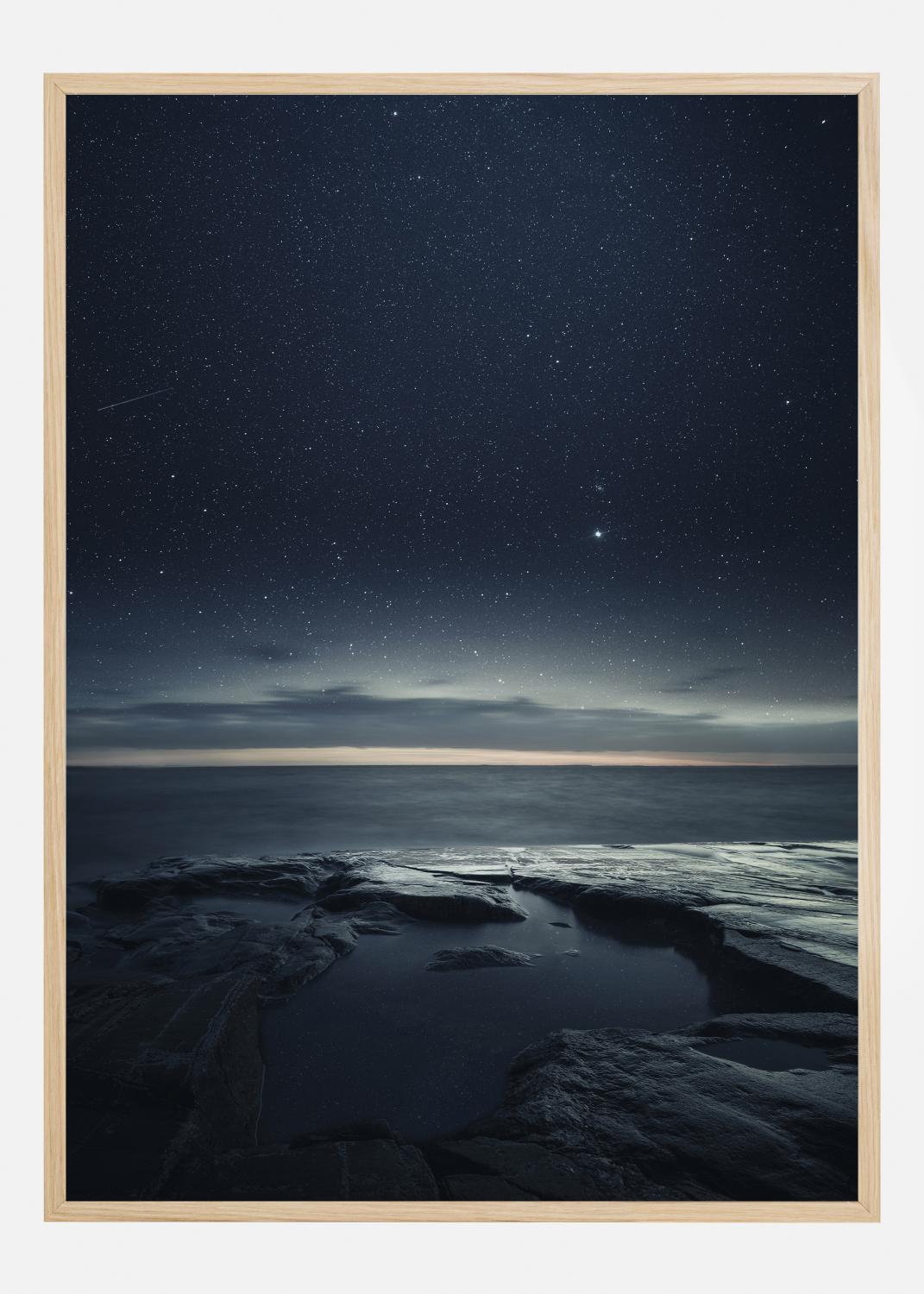 Product Image for Night at the sea Poster (21x29.7 cm (A4))