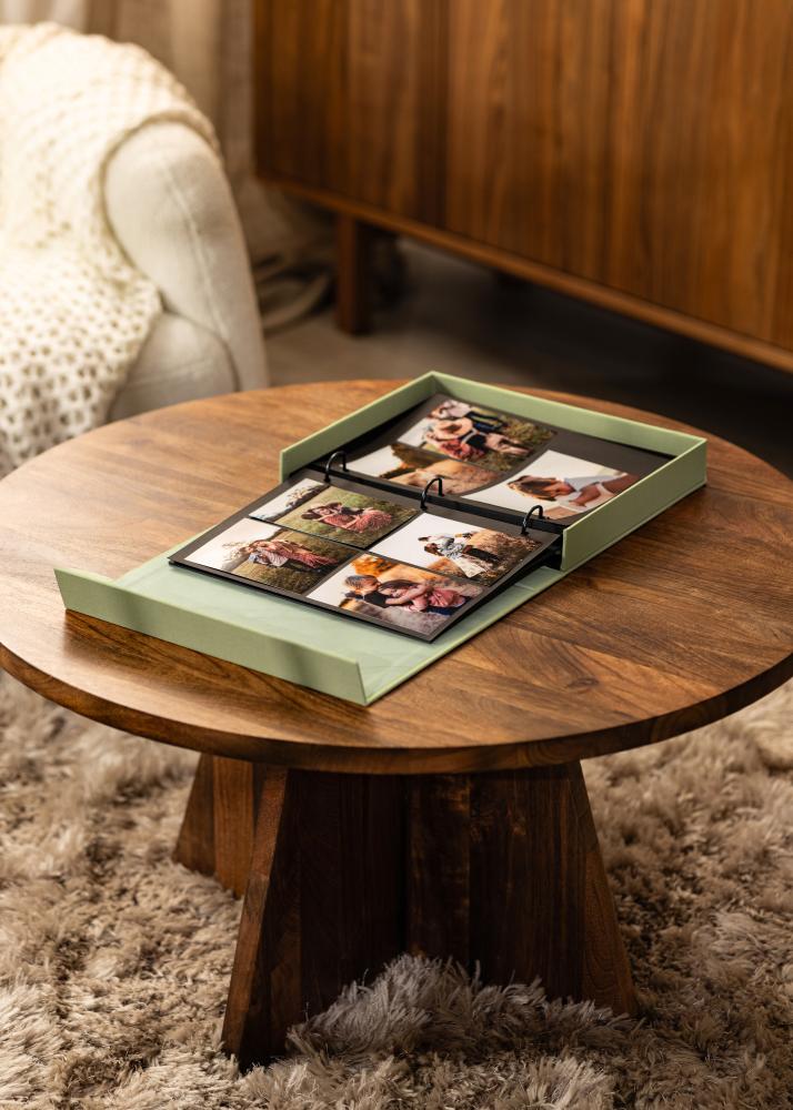 KAILA HI LITTLE ONE Mint - Coffee Table Photo Album (60 Schwarze Seiten)