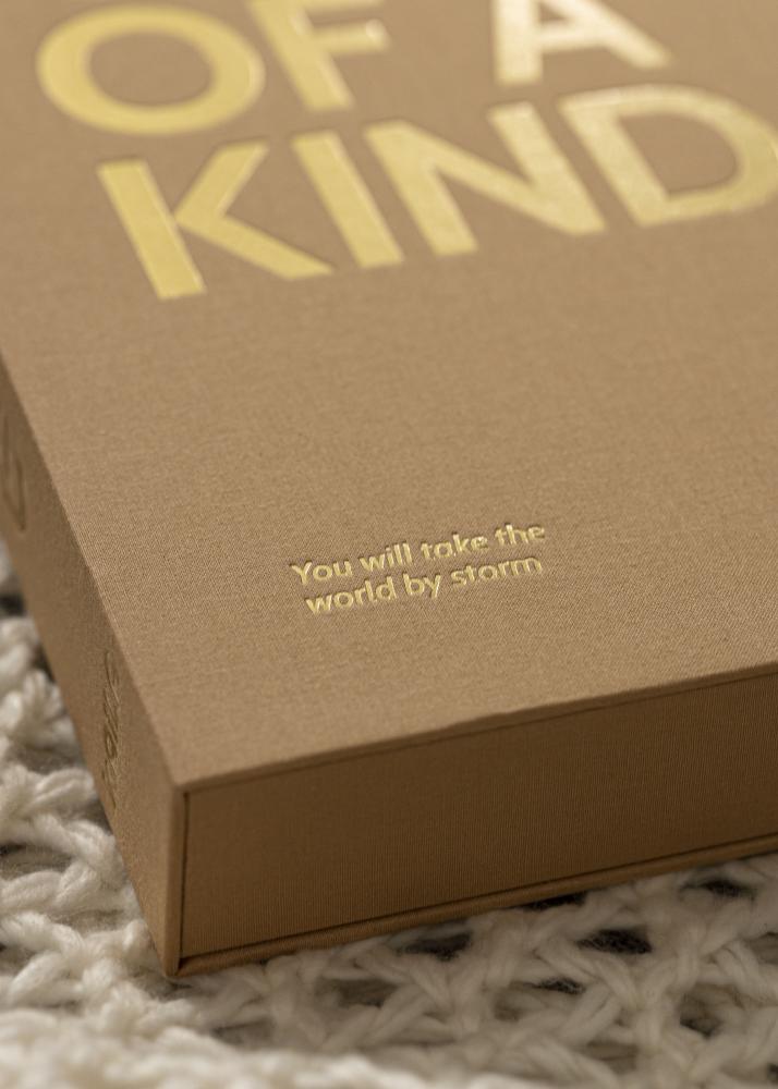 KAILA ONE OF A KIND Manilla - Coffee Table Photo Album (60 Schwarze Seiten)