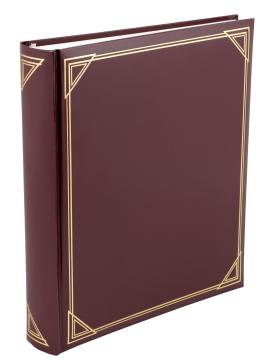 Henzo Promo Album Weinrot - 29x33 cm (100 weiße Seiten / 50 Blatt)