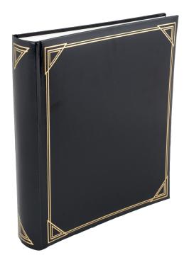 Henzo Promo Album Schwarz - 29x33 cm (100 weiße Seiten / 50 Blatt)