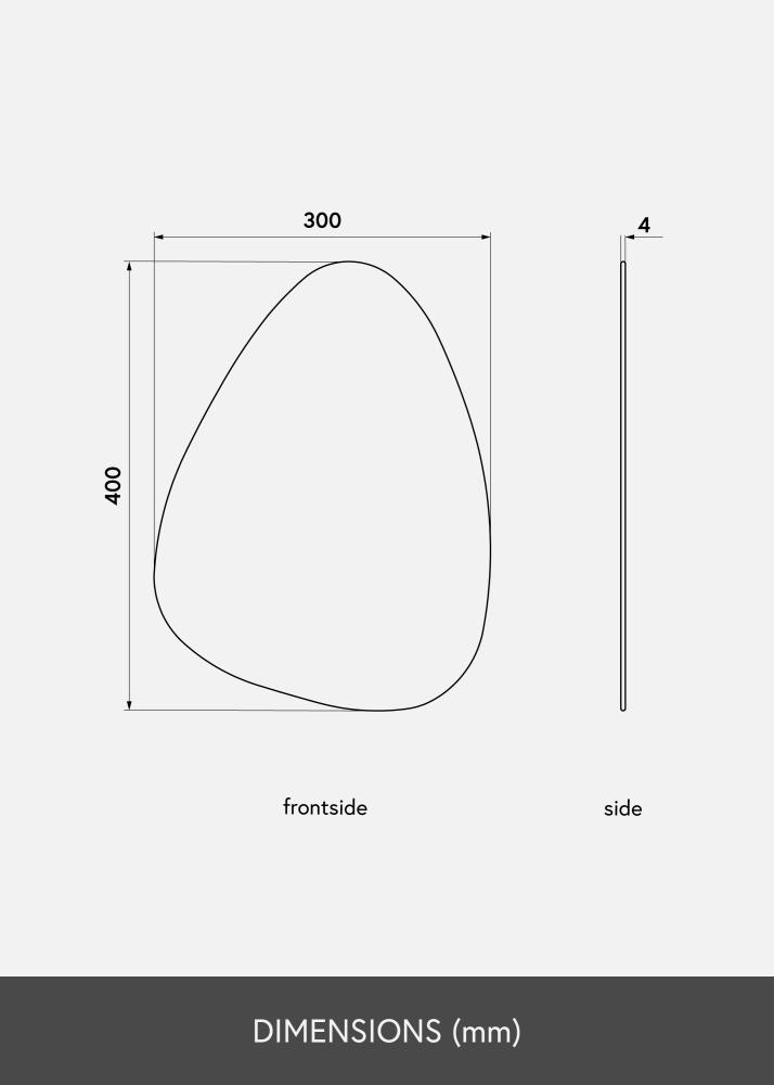 KAILA Spiegel Shape I Deluxe 30x40 cm