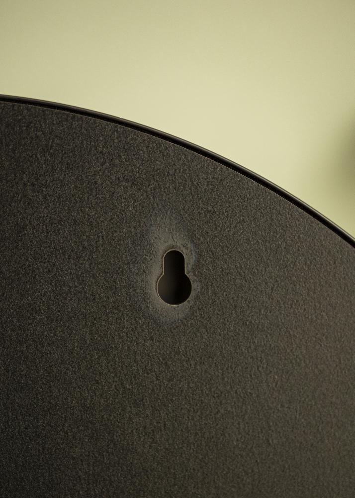 KAILA Kosmetikspiegel Hollywood Round 10 Schwarz 40x30 cm