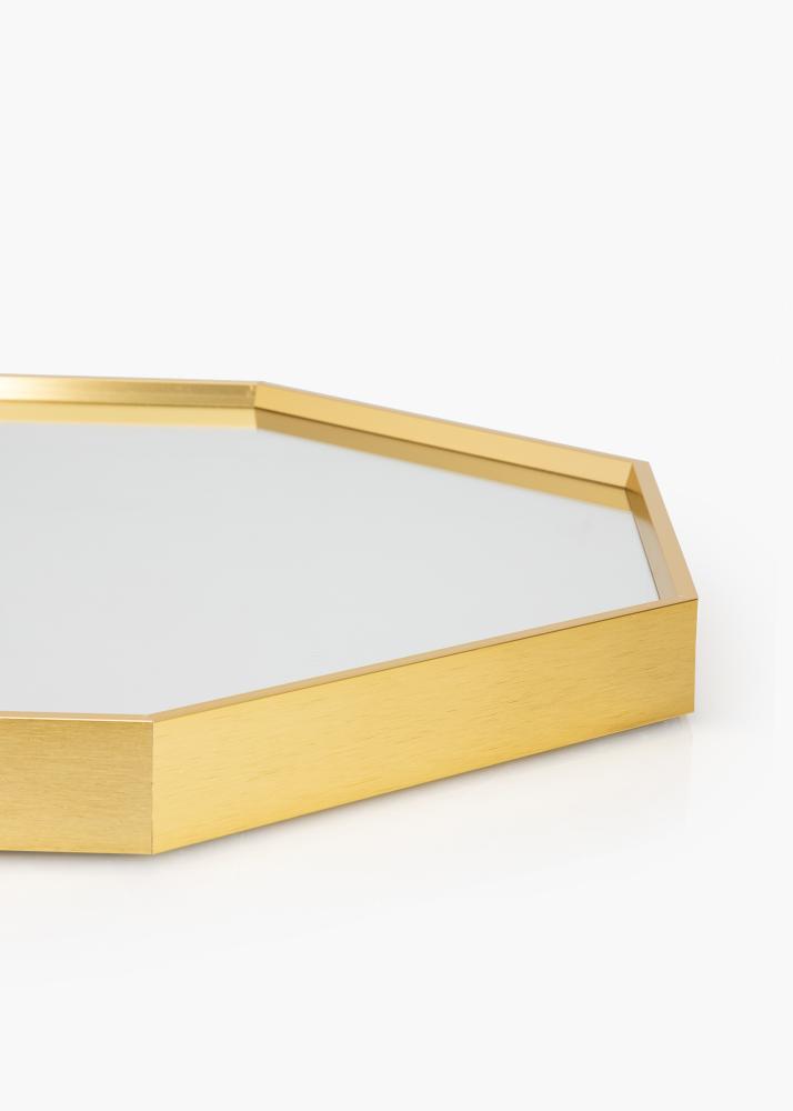 KAILA Spiegel Octagon Gold 50 cm Ø