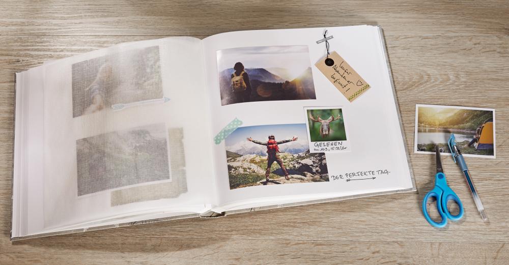Cosenza Album Braun - 30x30 cm (60 weiße Seiten / 30 Blatt)