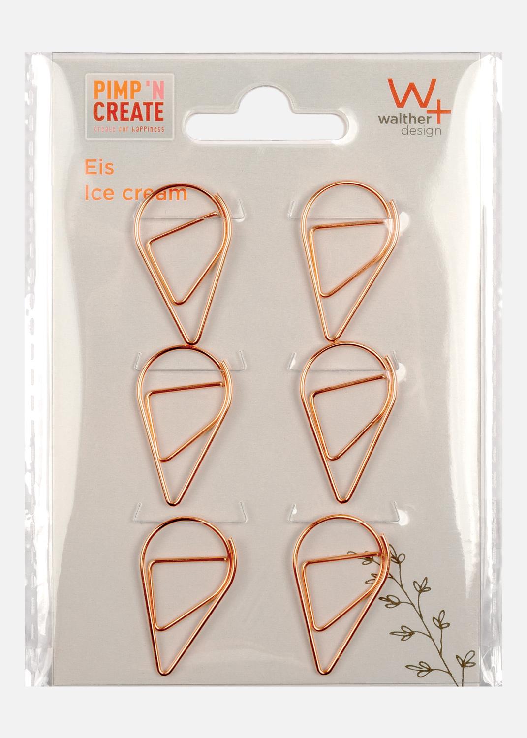 Product Image for PAC Metall Paperclip Ice Cream Cone Kupfer