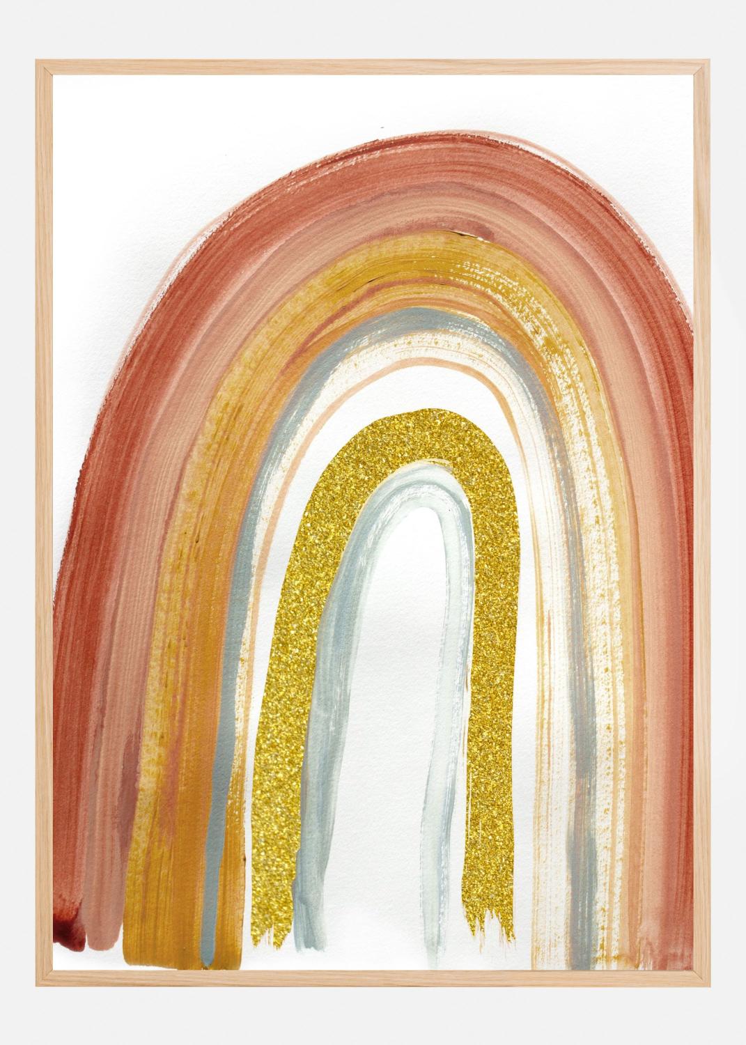 Product Image for Glitter Rainbow Poster (21x29.7 cm (A4))