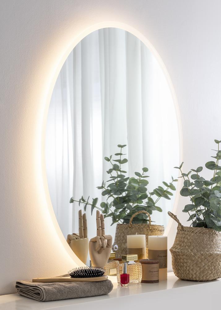 KAILA Spiegel Oval LED 70x90 cm
