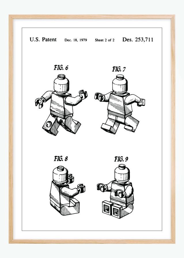 Patentzeichnung - Lego II Poster