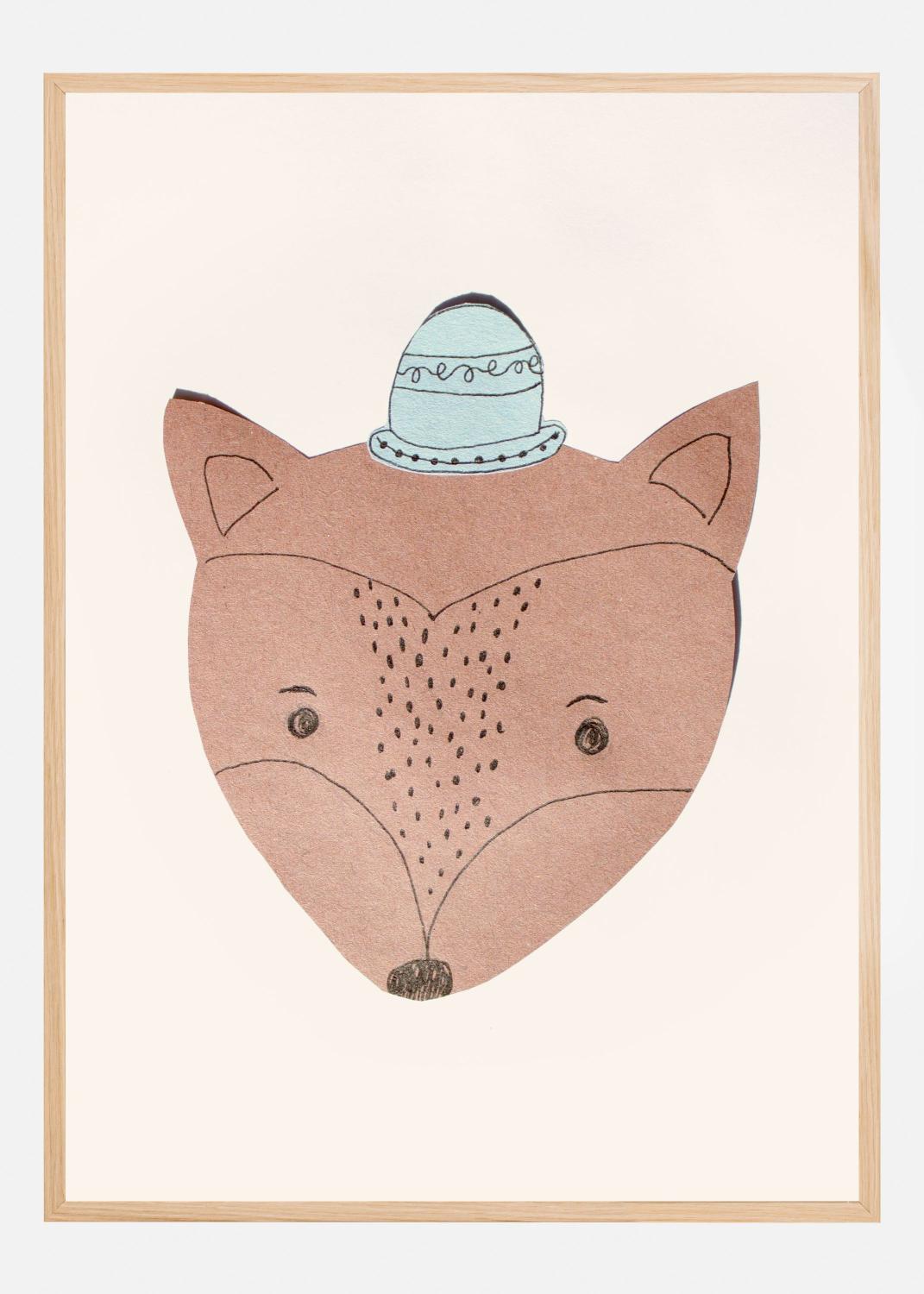 Product Image for Little Fox Poster (21x29.7 cm (A4))