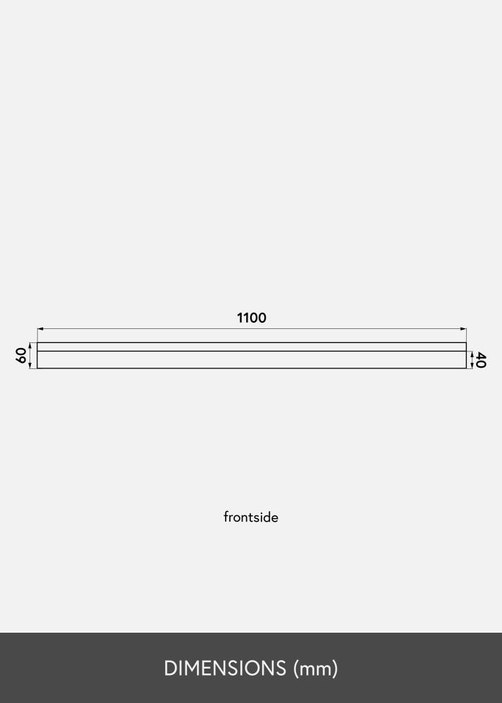 KAILA Bilderleiste Weiß 110 cm