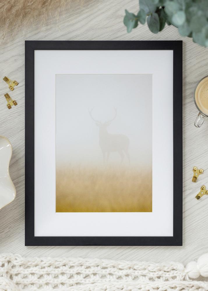 Rahmen Jämtland Acrylglas Schwarz 9x80 cm