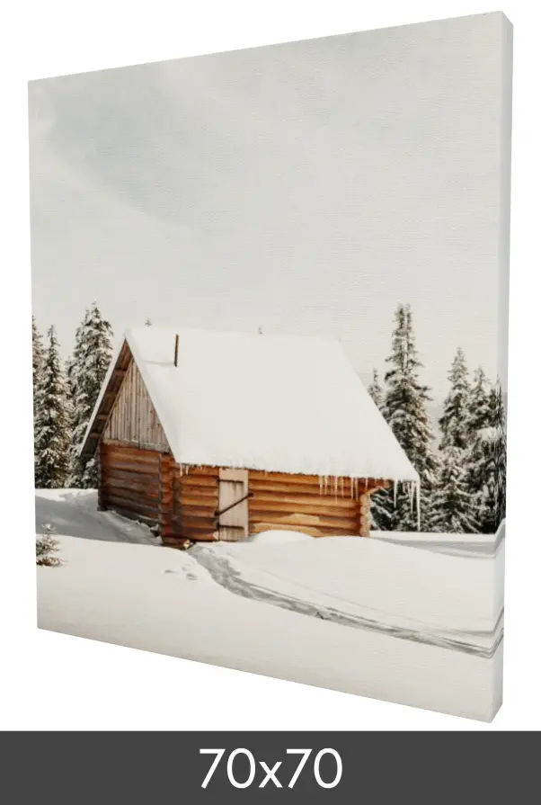 Leinwandbild 70x70 cm - 18 mm