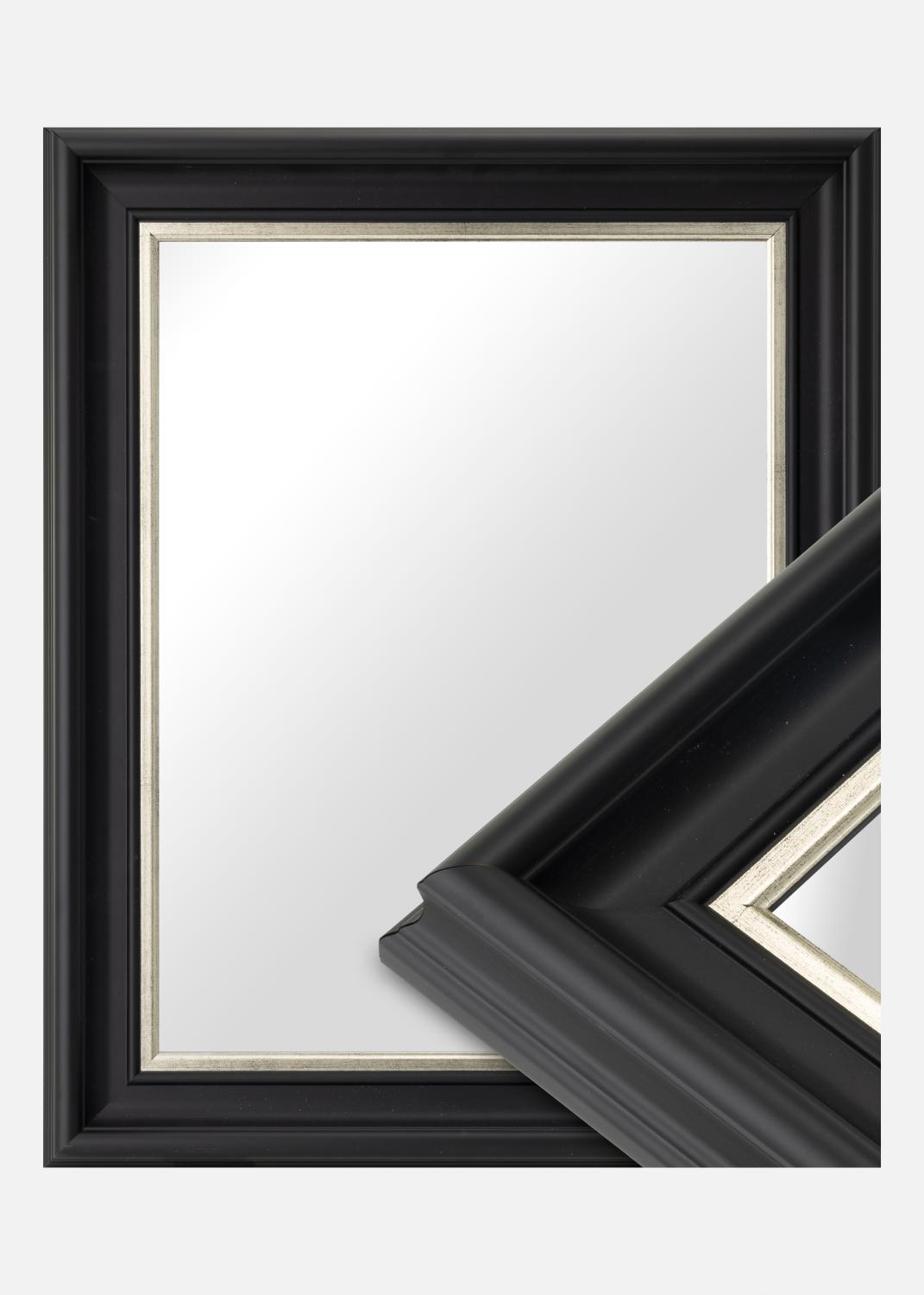 Product Image for Spiegel Mora Schwarz-Silber - Maßgefertigt