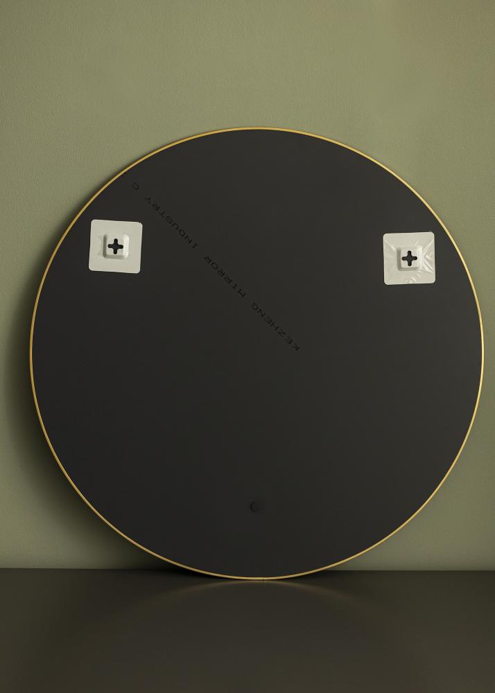 Round Mirror Jersey - Thin Brass 60 cm Ø