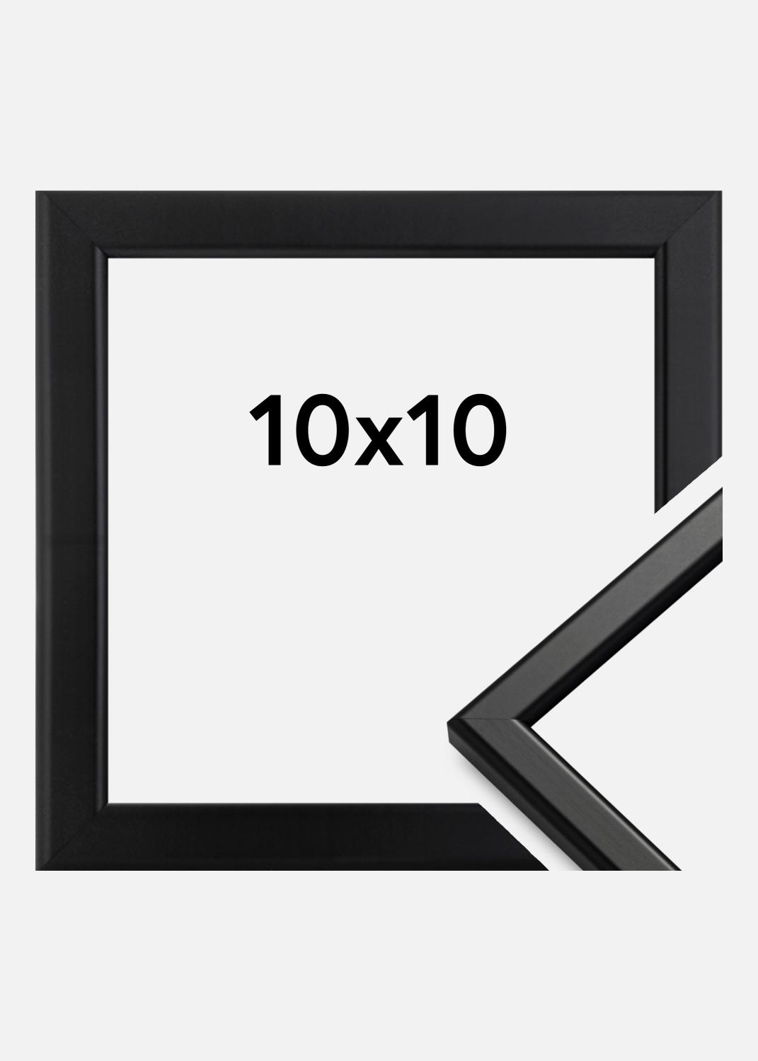 Product Image for Rahmen Slim Matt Antireflexglas Schwarz 10x10 cm