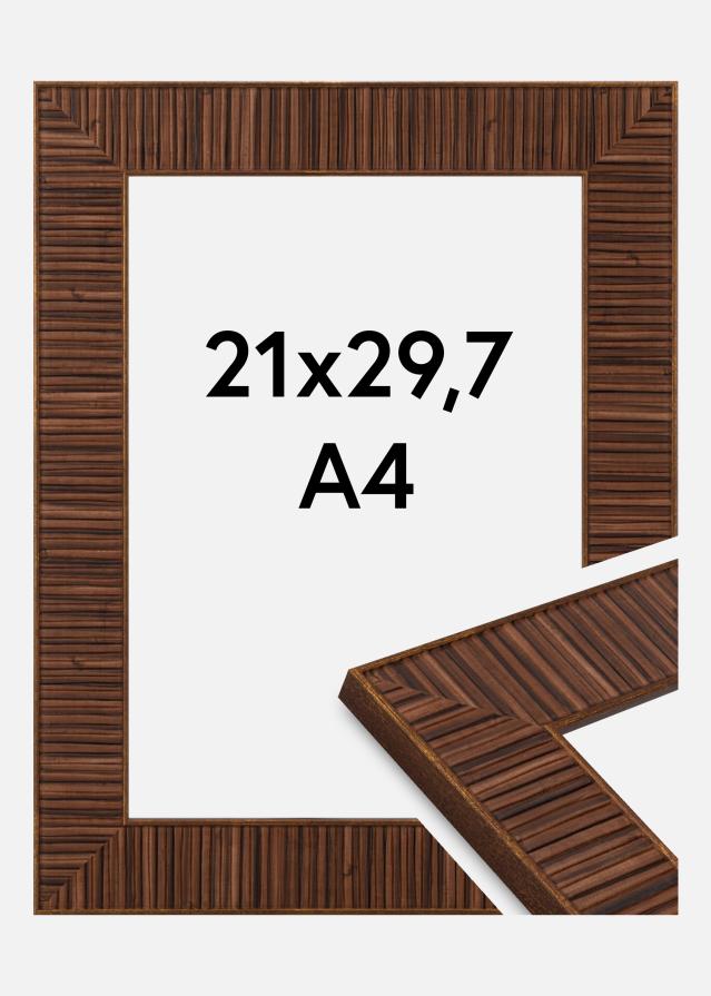 Rahmen Linea Acrylglas Rosewood 21x29.7 cm (A4)