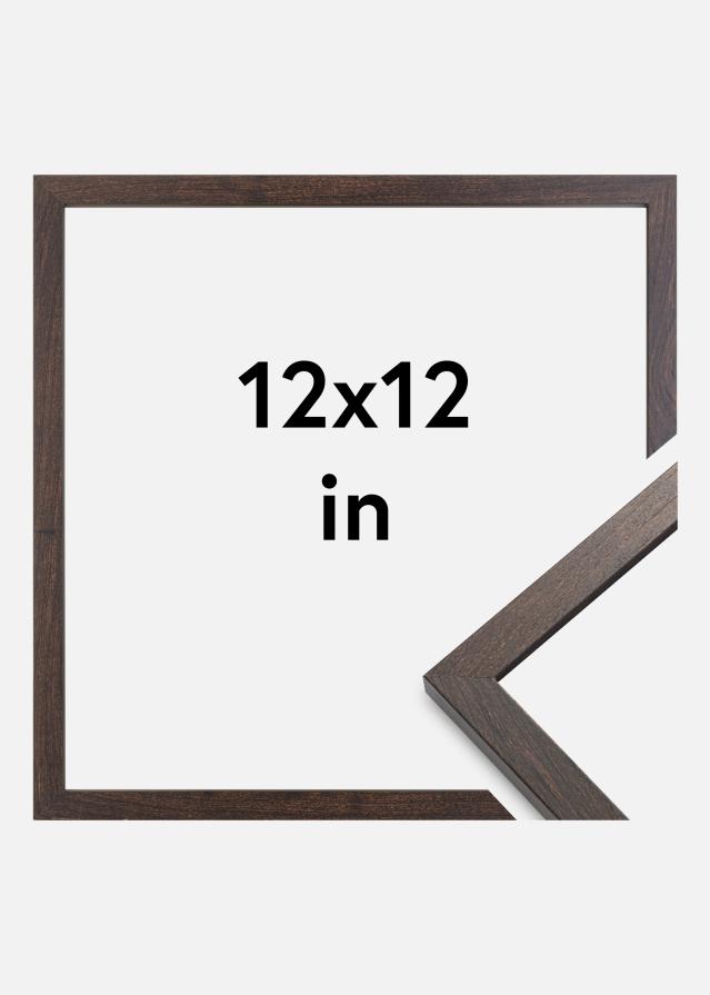 Rahmen Trendy Acrylglas Walnuss 12x12 inches (30,48x30,48 cm)
