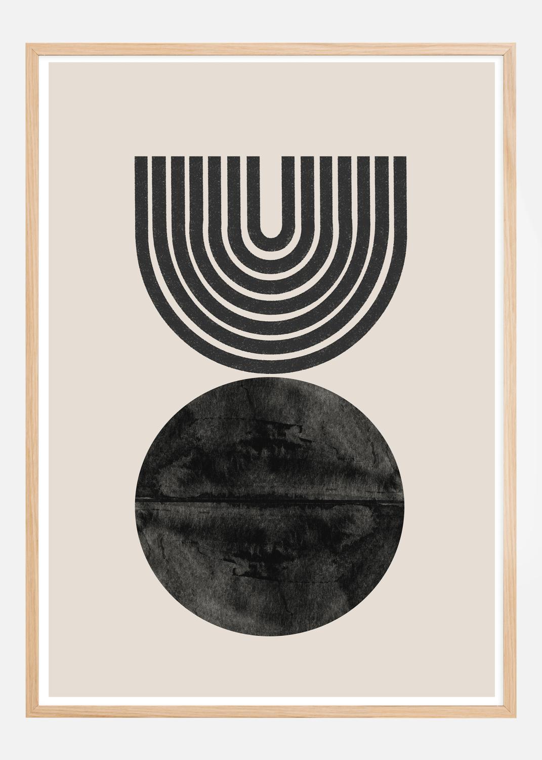 Product Image for Flow Shapes No15 Poster (21x29.7 cm (A4))