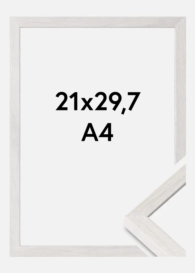Rahmen Ares Acrylglas White Oak 21x29,7 cm (A4)